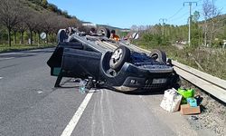 Bilecik'te otomobil takla attı: 1 yaralı