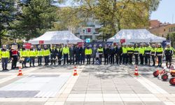Vali Aksoy Eskişehir Emniyet Müdürlüğü’ne bağlı trafik ekipleriyle buluştu