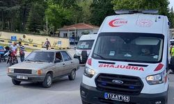Komşuda kontrolden çıkan motosiklet devrildi: 1 yaralı