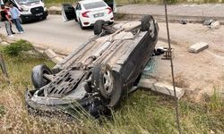 Eskişehir'in komşusunda otomobil takla attı: 3 yaralı