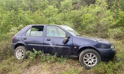 Komşuda otomobil şarampole yuvarlandı: 4 yaralı