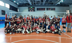 Okul sporları 2. küme voleybol genç a müsabakaları tamamlandı