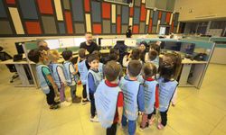 Eskişehir'de minikler 112'yi keşfe çıktı
