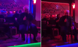 Eskişehir'de pavyona giden tebliğci sahneye çıktı!