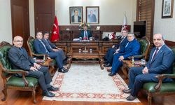 Eskişehir Valisi Aksoy, Tapu ve Kadastro Bölge Müdürü Yıldırım'ı kabul etti