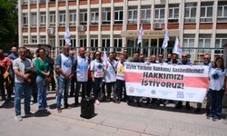 Eskişehir’de DSİ önünde açıklama: “Giyim yardımı ödemeleri Memur Sen’den tahsil edilsin”
