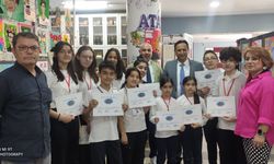 Eskişehir'de ortaokul öğrencilerinden sanat sergisi