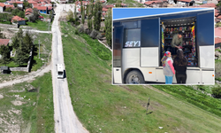 Eskişehir'de seyyar market 40 köye hizmet veriyor