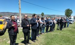 Kaymakam Yücel, yağmur duasında vatandaşlarla buluştu