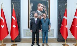 Eskişehir'e gelen ünlü şef, Vali Aksoy'u ziyaret etti