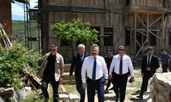 Vali Aksoy restorasyon çalışmalarını yerinde inceledi