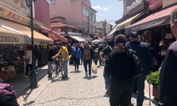 Eskişehir'de güneş açtı, vatandaşlar sokağa taştı