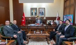 Macaristan Türk-Macar Turan Vakfı Başkanı, Vali Aksoy'la bir araya geldi
