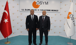 Rektör Adıgüzel’den ÖSYM Başkanı Ersoy'la buluştu