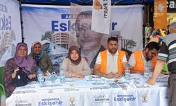 AK Parti Eskişehir İl Kadın Kolları vatandaşla buluşuyor: Üyelik ve talep stantları kuruldu