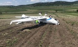 Eskişehir'in komşusunda uçak kazası: Pilot yaralandı