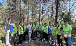 AK Gençlik Tepebaşı’ndan Kocakır’da anlamlı çevre temizliği etkinliği