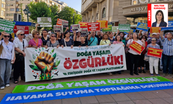 Eskişehir’de maden kanununa karşı yürüyüş: “Zeytinlikler termik santrallere kömür olacak”