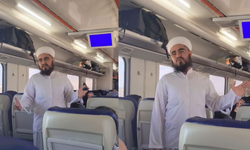Eskişehir'de tebliğciler bu kez soluğu hızlı trende aldı