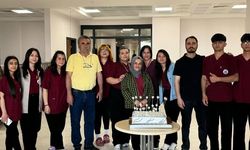Sivrihisar Devlet Hastanesi’nden stajyer öğrencilere veda töreni