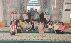 Eskişehir'de ilkokul öğrencilerinden cami ziyareti