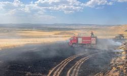 Komşuda çıkan yangında tarım arazisi kül oldu!
