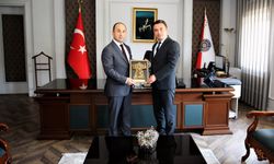 Başkan Dökmeci ve İl Emniyet Müdürü Yılmaz bir araya geldi