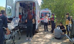Komşuda motosiklet kazası: 1 yaralı