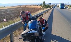 Komşuda feci kaza! Motosikletli 30 metre sürüklendi