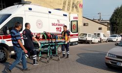 Komşuda motosiklet ve otomobil çarpıştı: 1 yaralı