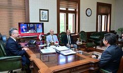 Eskişehir İl Kültür ve Turizm Müdürü, Vali Aksoy'la bir araya geldi