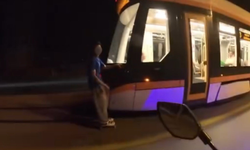 Eskişehir'de yürekleri ağza getiren anlar kameralara yansıdı!