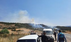 Eskişehir'in komşusunda yangın çıktı! 2 helikopter 15 itfaiye aracı sevk edildi