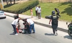 Adeta ölümle dans etti: Eskişehir'de sürücü bir tarafa motoru bir tarafa savruldu!