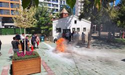 Eskişehir'de yangın tatbikatı ve eğitimi verildi
