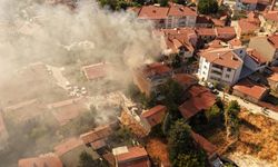 Komşuda müstakil evde çıkan yangın ekipler tarafından söndürüldü