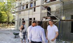 Eskişehir'deki öğrenci yurdunda yenileme çalışmaları devam ediyor