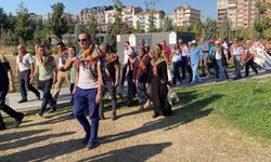 Mehteran eşliğinde Yörük Yürüyüşü gerçekleştirildi