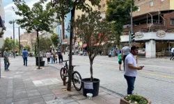 Eskişehir'in en işlek caddelerinden birinde ilginç olay: Defalarca çöpe attılar
