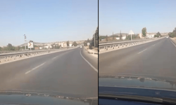 Eskişehir yolunda çalışmalar bitti, çiviler yerde bırakıldı