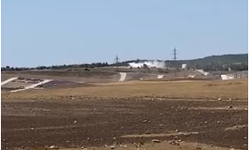 Son dakika: Eskişehir'de mezarlıktan dumanlar yükseliyor