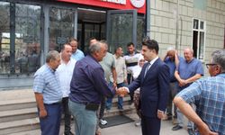 Kaymakam Tarık Orhan vatandaşlarla vedalaştı