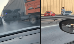 Eskişehir'de aynı yerde çifte kaza: Çevreyolunda trafik durdu