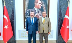 Milli Eğitim Vakfı Yönetim Kurulu Üyesi, Vali Aksoy'la bir araya geldi