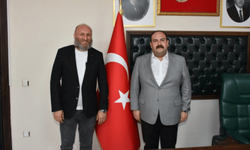Ünlü oyuncudan Başkan Hamamcı'ya ziyaret