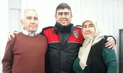 Ailesini ziyarete giden genç polis memurundan acı haber