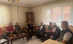 Seyitgazi’deki orman yangınında hayatlarını kaybeden şehit ailelerine ziyaret