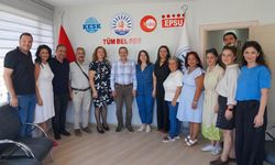 Başkan Ataç Tüm Bel-Sen Eskişehir Şubesi yönetimiyle buluştu