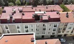 Kendi evini ateşe vermişti: Yanan evin hasarı böyle görüntülendi
