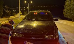 Komşuda kontrolünü kaybeden otomobil devrildi: 1 yaralı